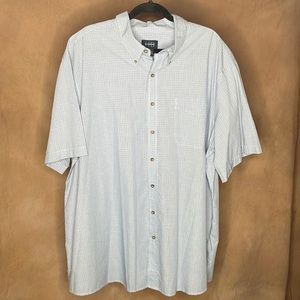 Harbor Bay Men's 2XL Short Sleeve Button Down Shirt - LIKE NEW CONDITION